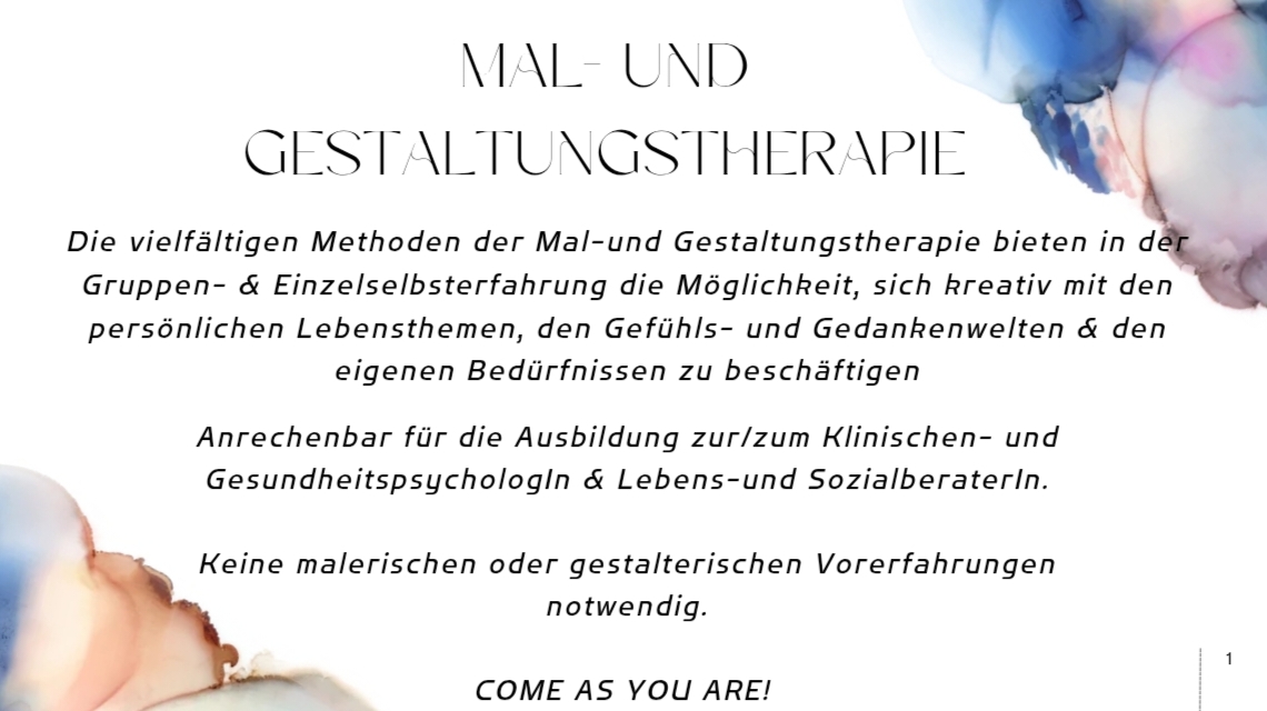 Mal- und Gestaltungstherapie